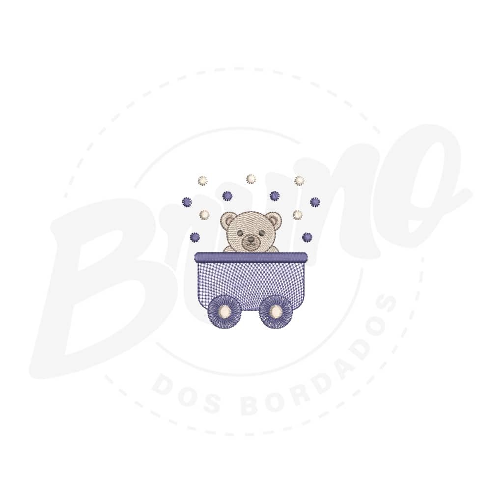 MP34M025 - Ursinho no trem MINI