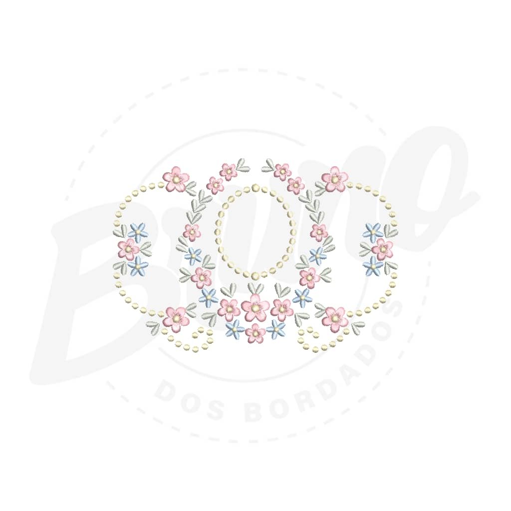 MP34M055 - Moldura floral