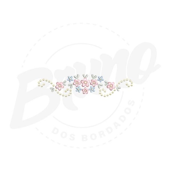 MP34M057T13X18 MP34M057 - Barrinha flores