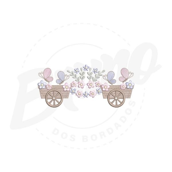 MP34M066T13X18 MP34M066 - Carrinho de flores