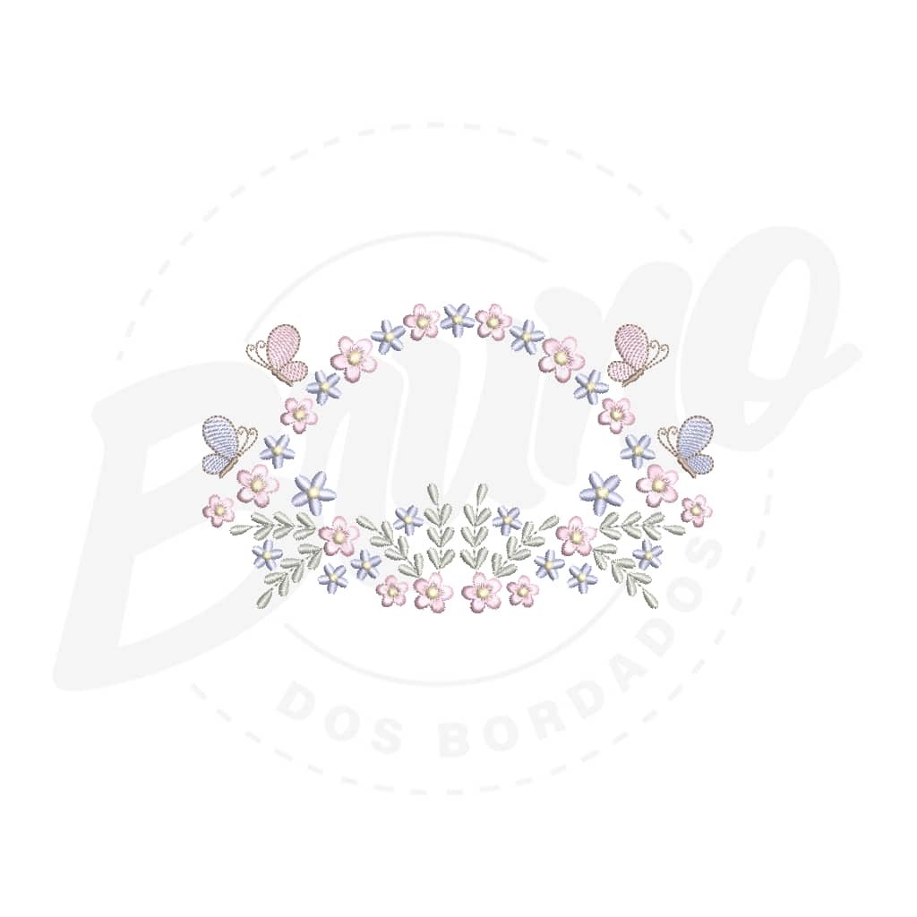 MP34M069 - Moldura flores