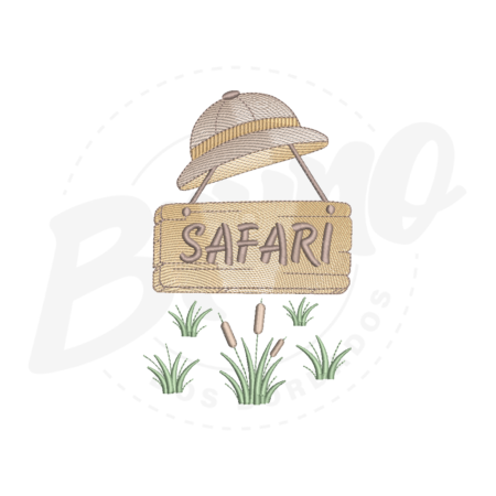 MP35M022 - Plaquinha safari