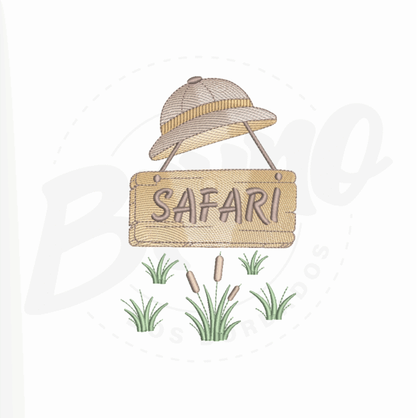 MP35M022T13X18 MP35M022 - Plaquinha safari