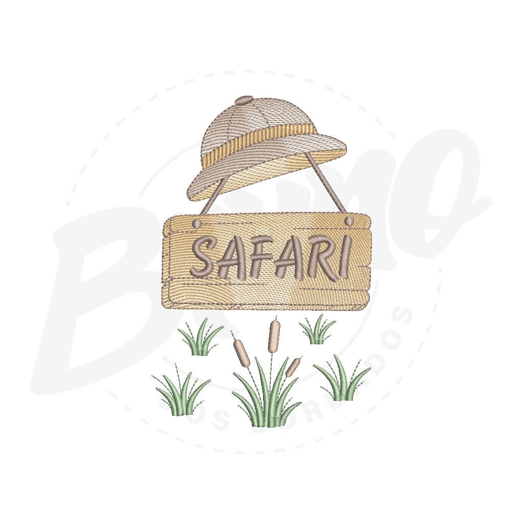 MP35M022 - Plaquinha safari