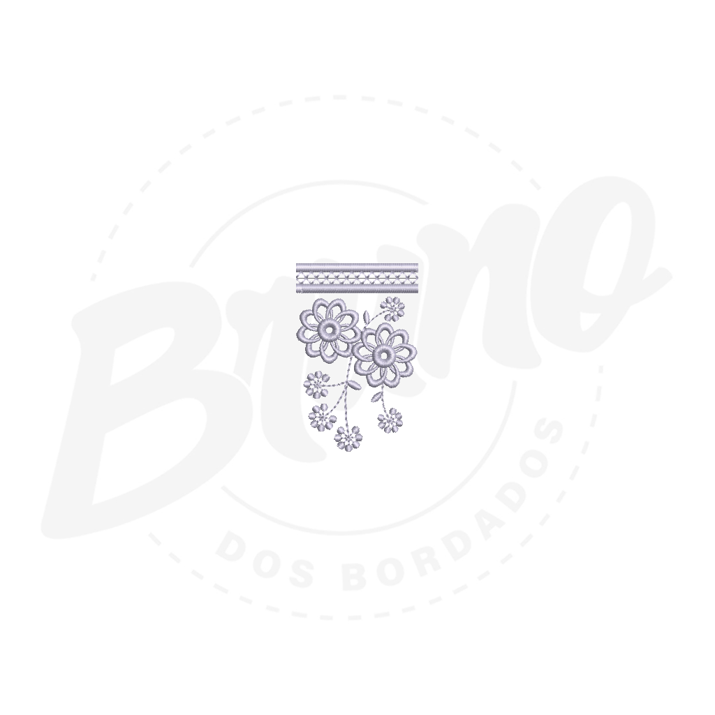 MP35M075 - Barrinha flor MINI