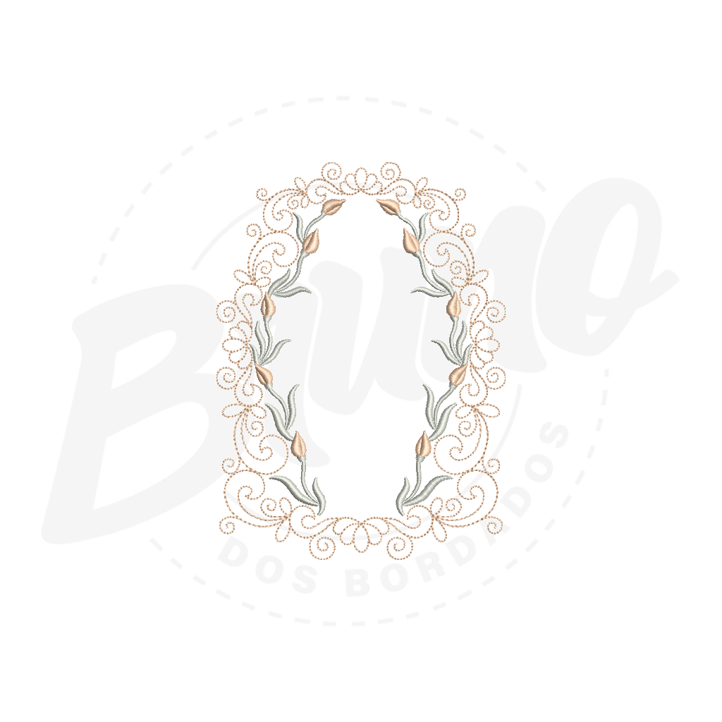 MP35M086T13X18 MP35M086 - Brasão floral