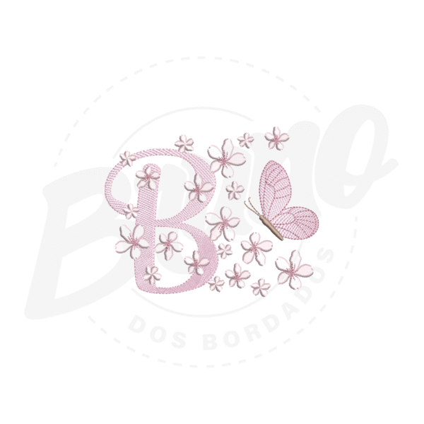 MP35M135T13X18B Alfabeto Borboleta 3D