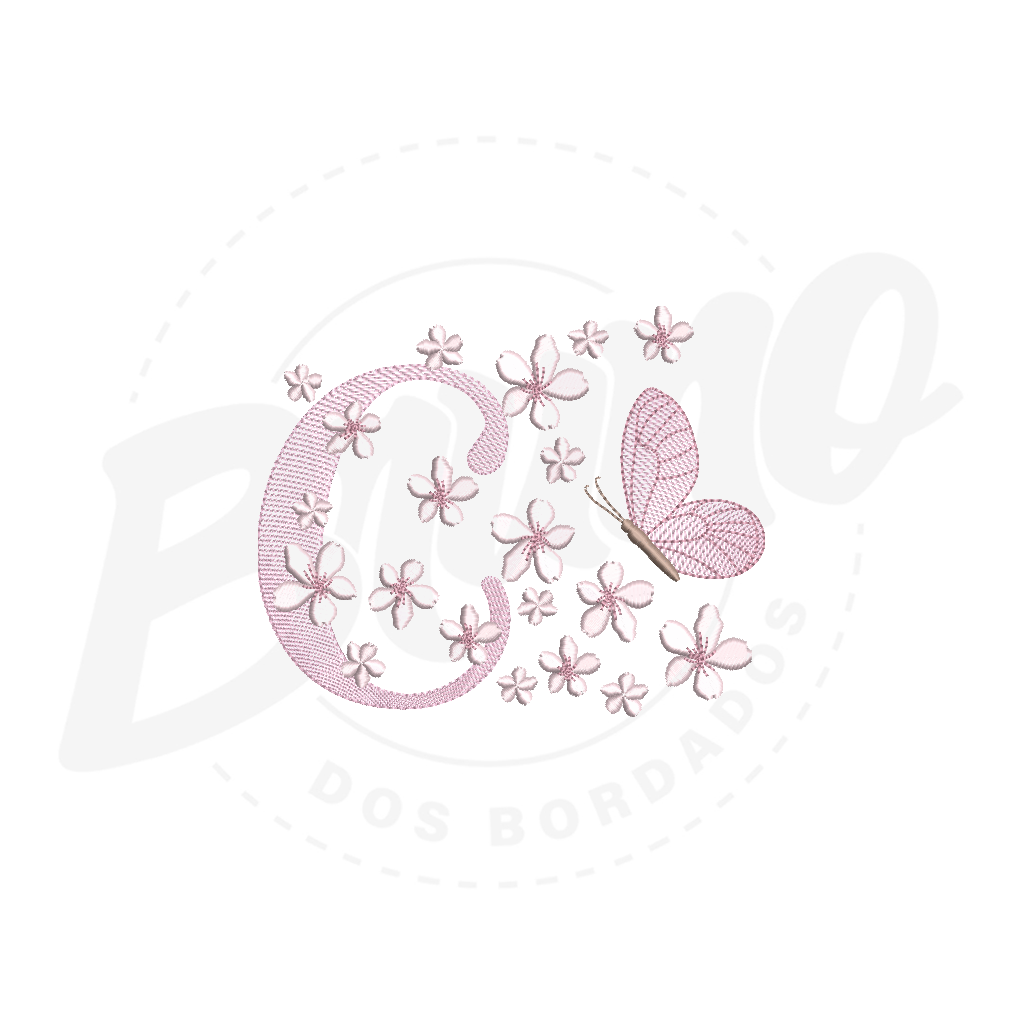 Alfabeto Borboleta 3D