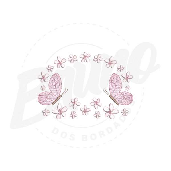 MP35M160T13X18 MP35M134 - Moldura borboleta 3D