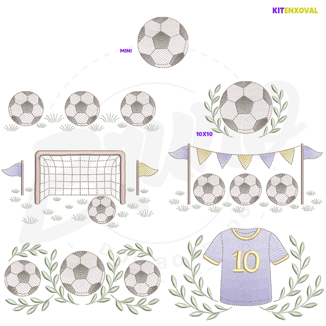 111 Kit Enxoval #183 - Futebol + bola