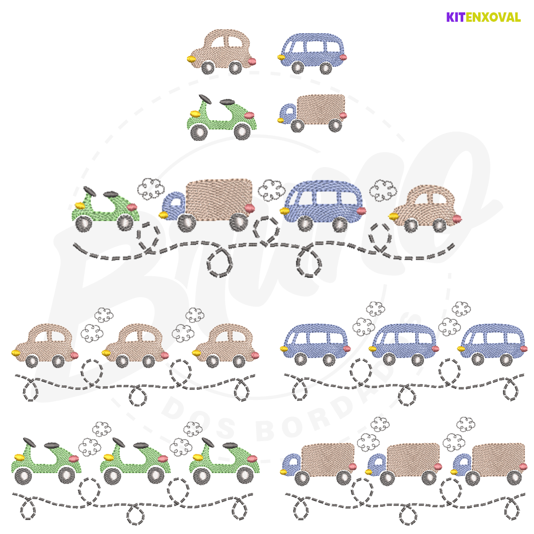 Kit Enxoval #194 - Meios de transporte