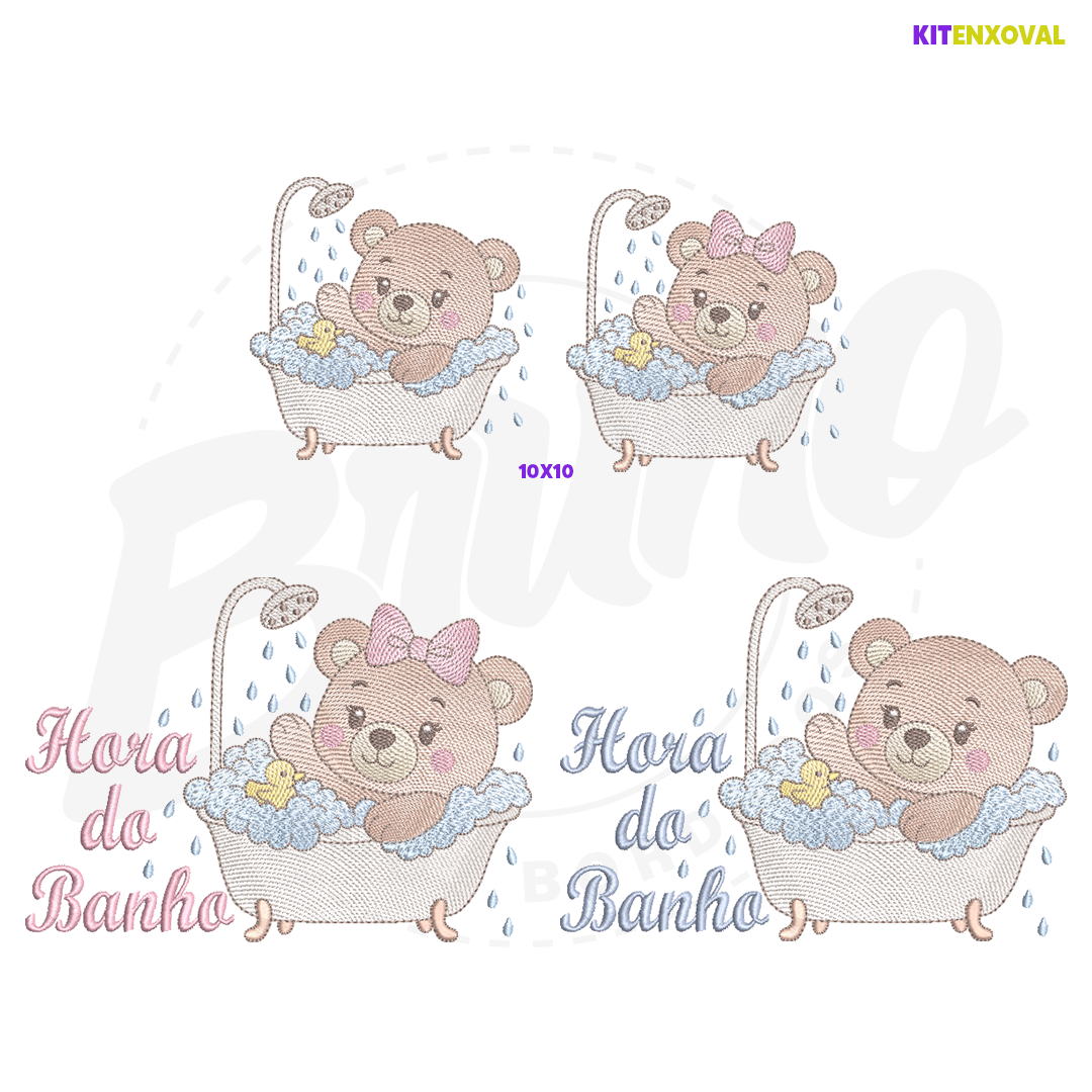 Kit Enxoval #186 - Ursinhos hora do banho