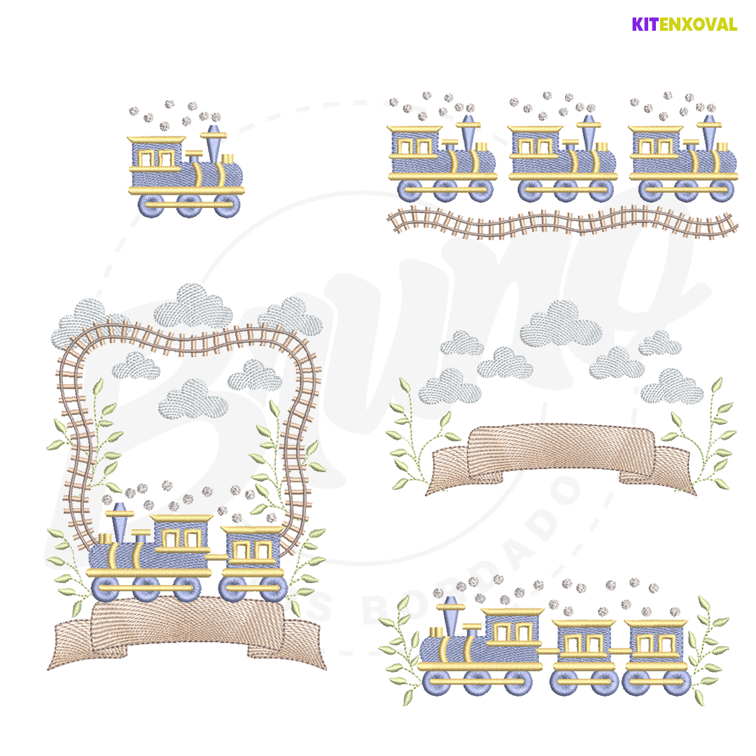 Kit Enxoval #191 - Trenzinho