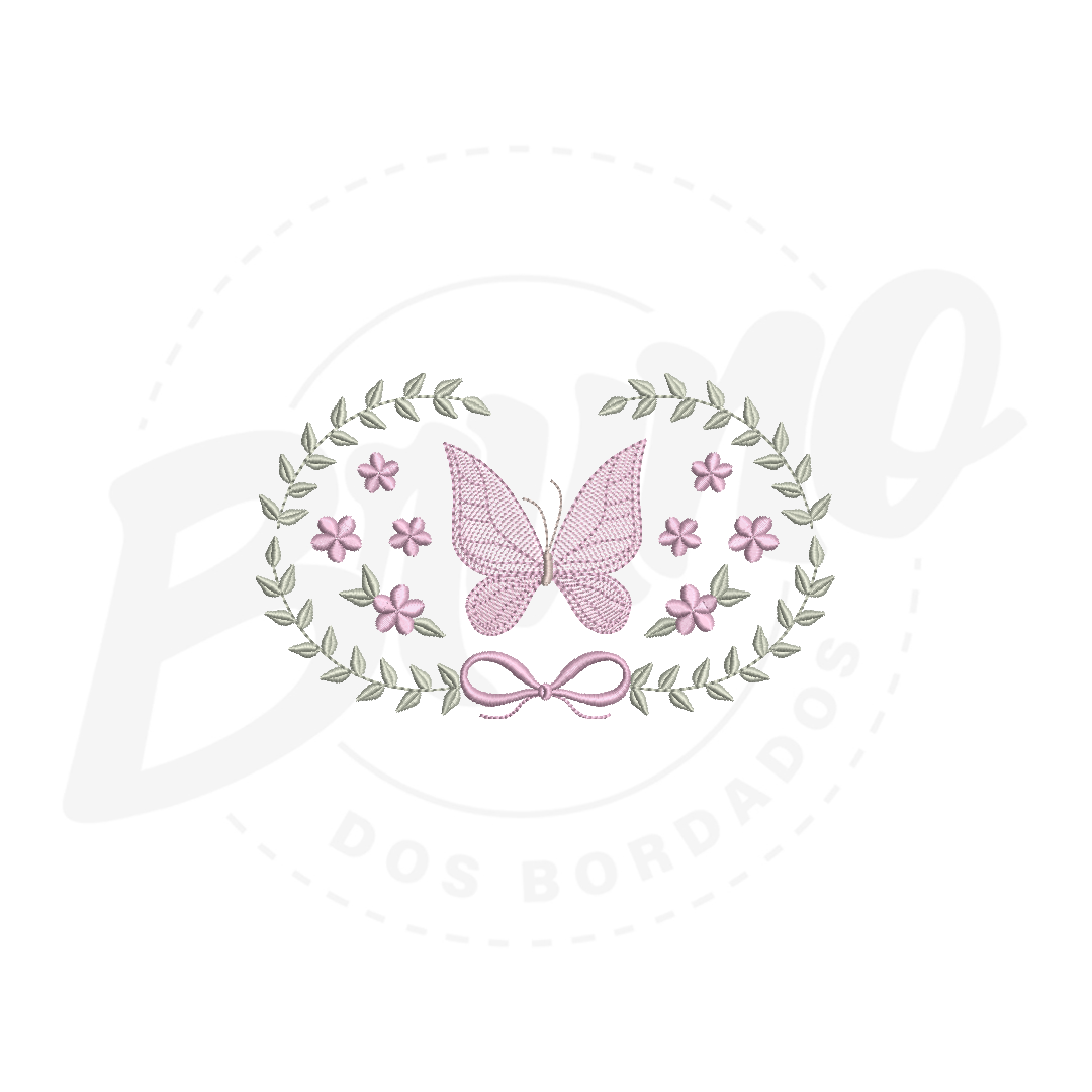 MP33M111 - Barrinha borboleta floral