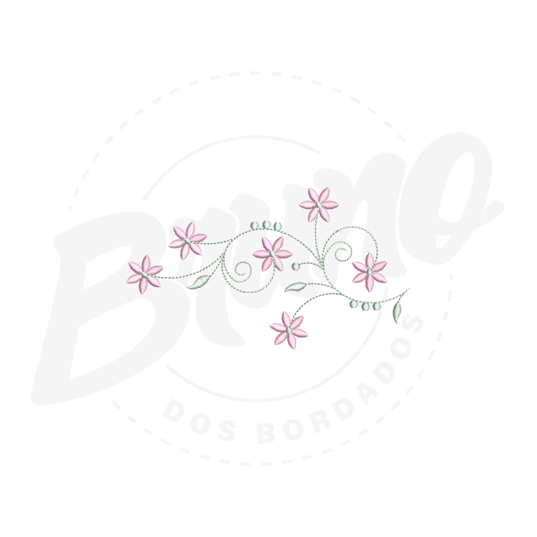 MP33M144 - Barrinha flor + arabesco
