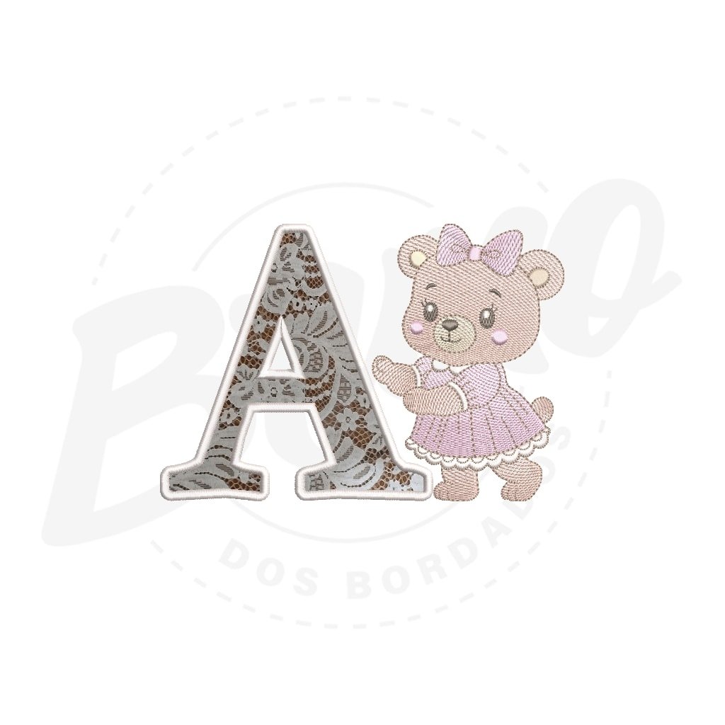 Alfabeto Rendado (aplique)