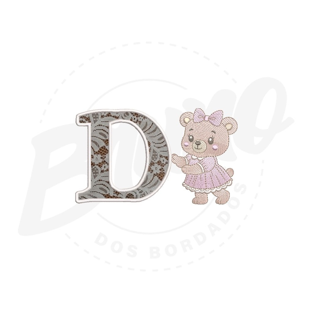 Alfabeto Rendado (aplique)