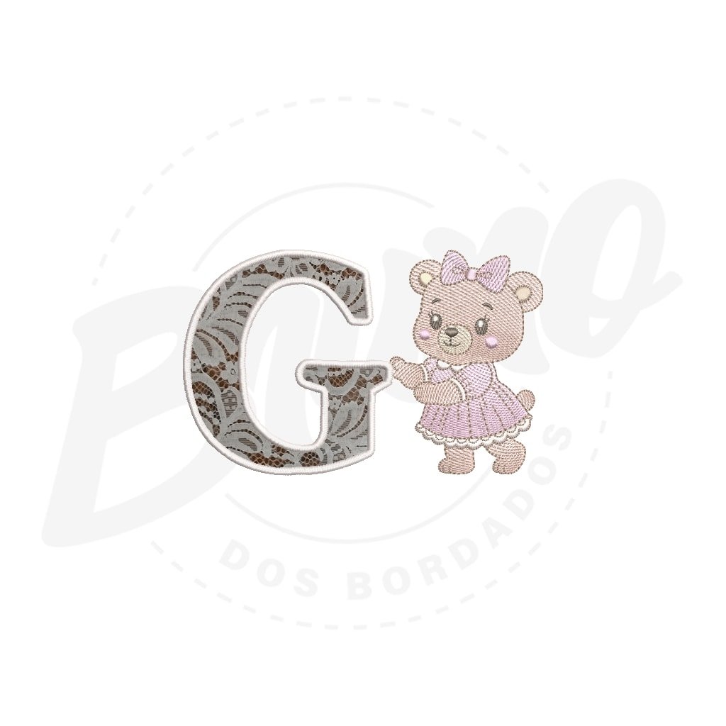 Alfabeto Rendado (aplique)