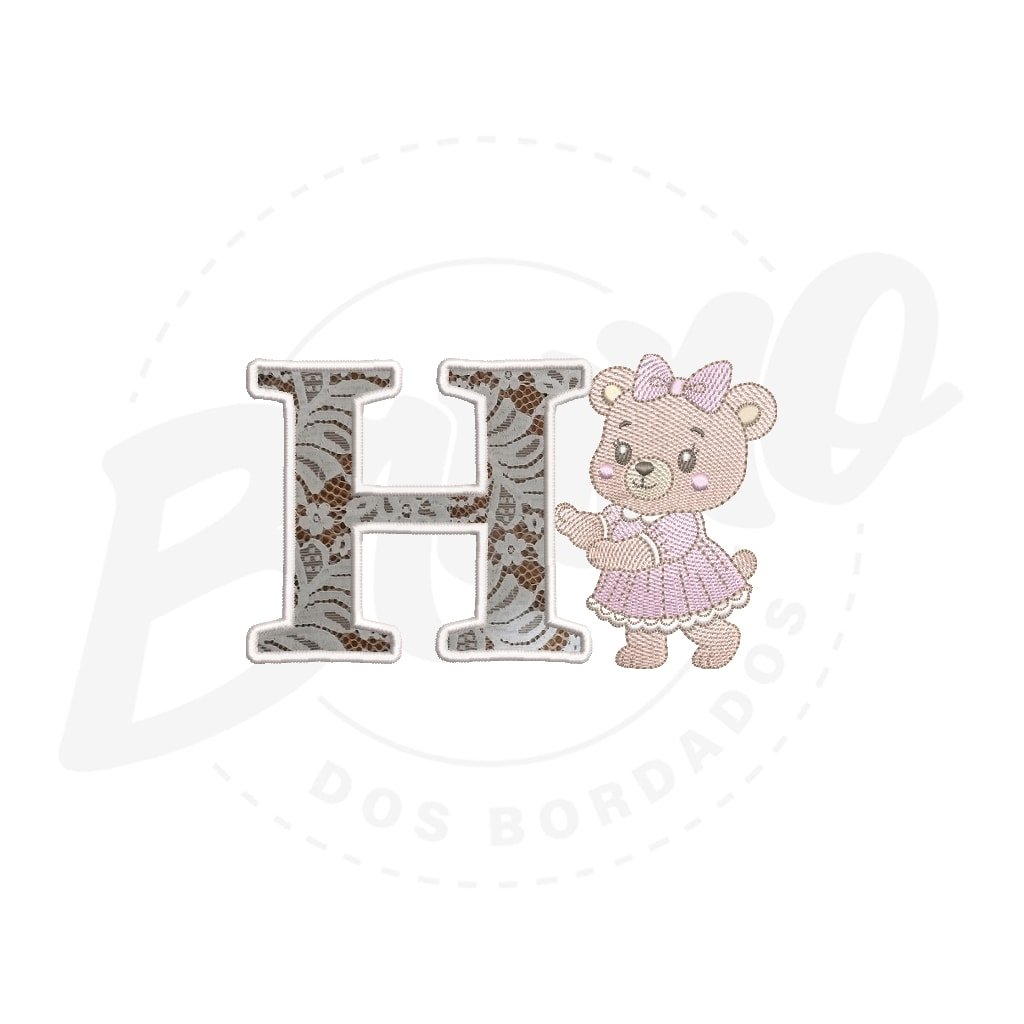 Alfabeto Rendado (aplique)