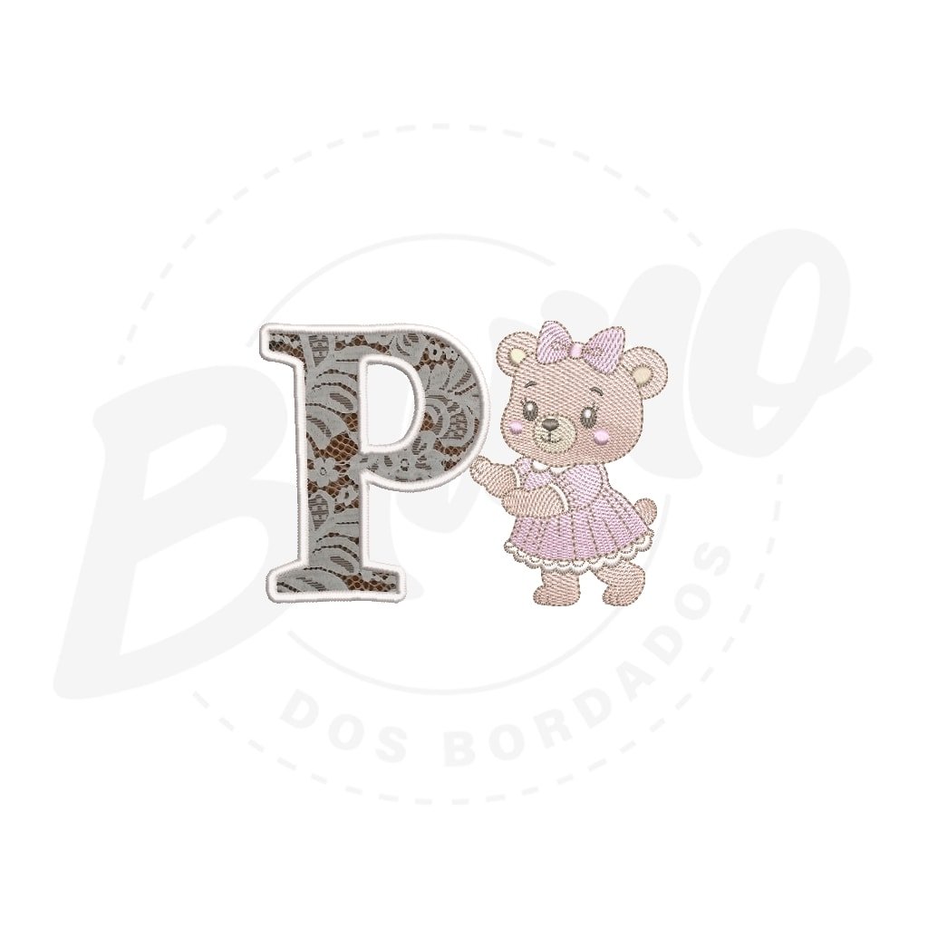 Alfabeto Rendado (aplique)