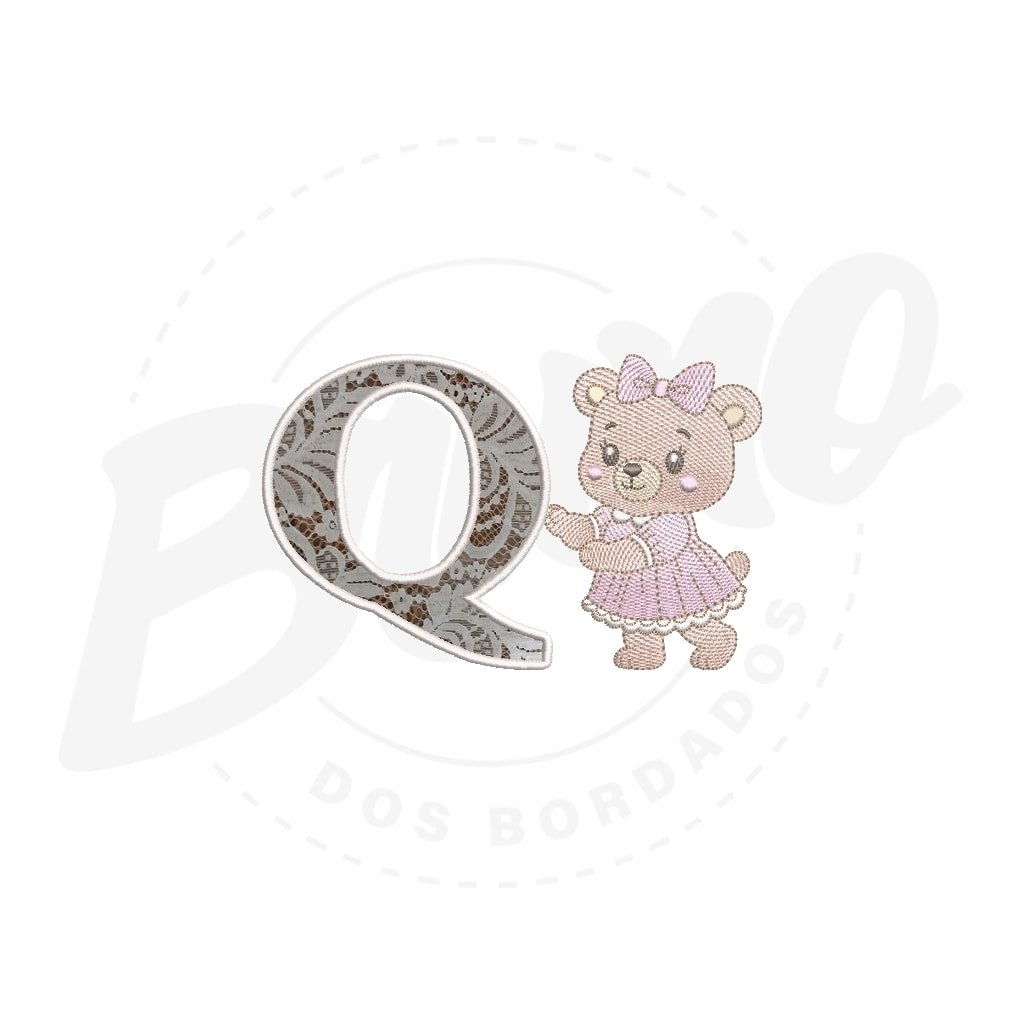 Alfabeto Rendado (aplique)