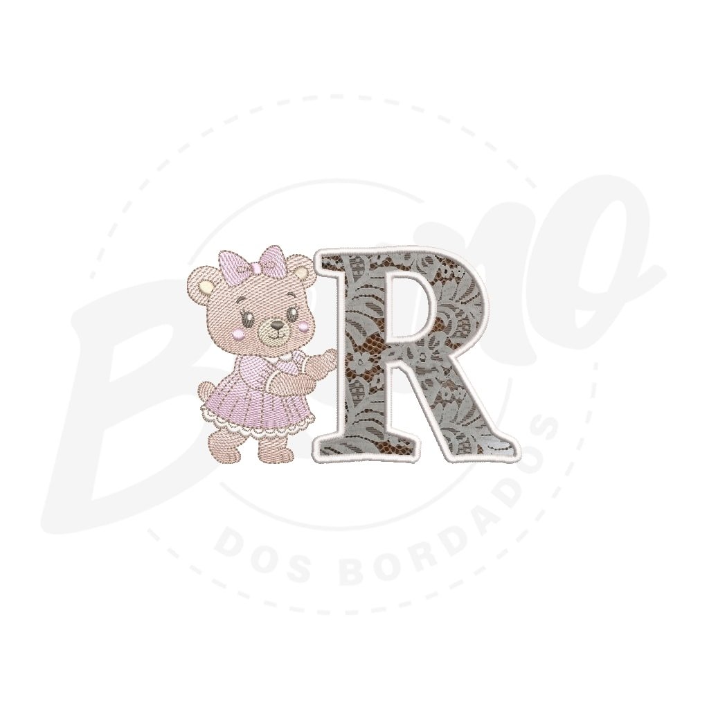 Alfabeto Rendado (aplique)