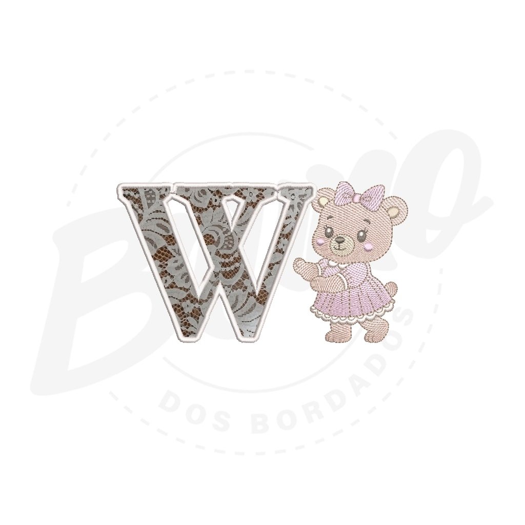 Alfabeto Rendado (aplique)