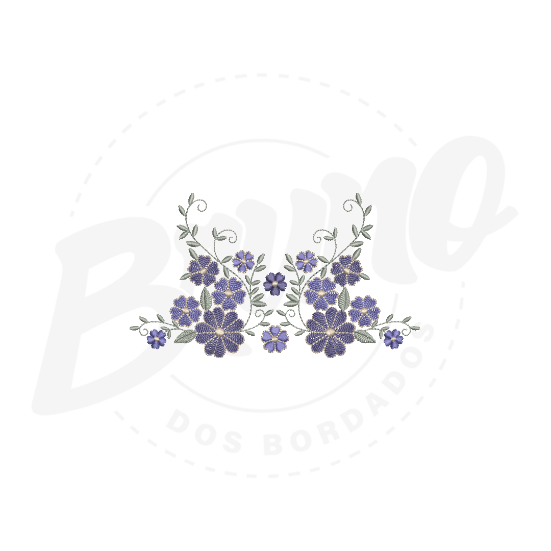 MP33M035 - Moldura floral