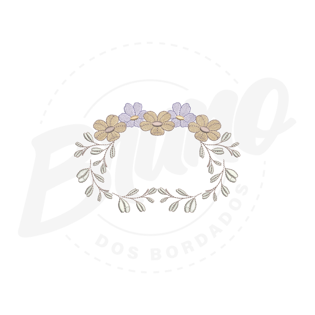 MP33M052 - Moldura flores
