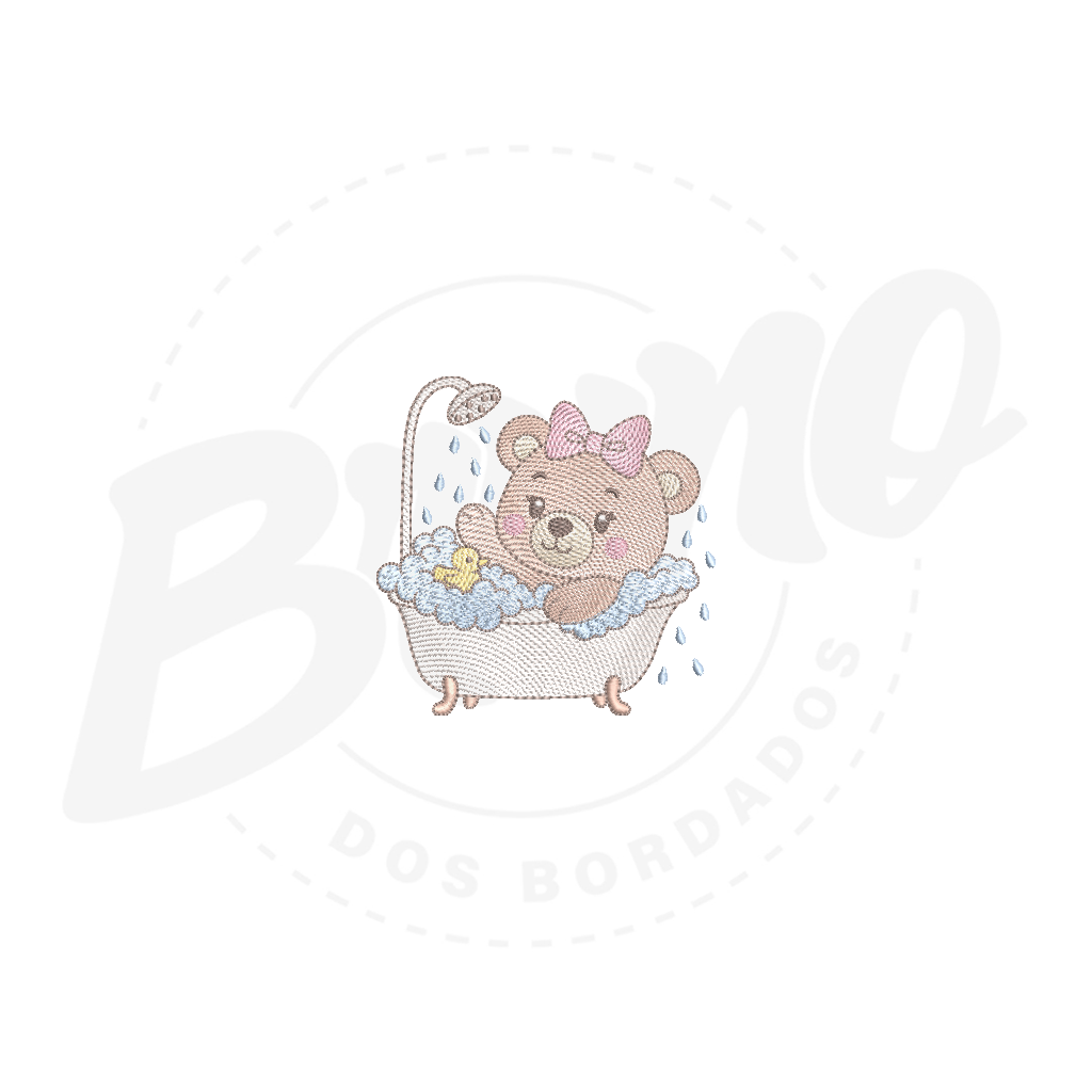MP36M072 - Ursinha no banho 10x10