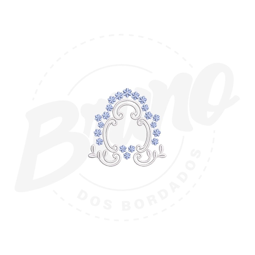MP37M009 - Moldura arabesco e flor 10x10