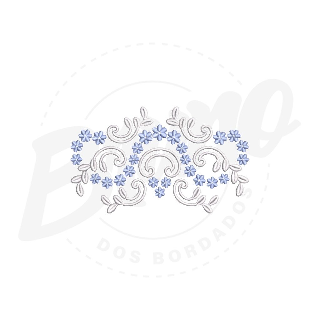 MP37M010 - Barrinha arabesco e floral