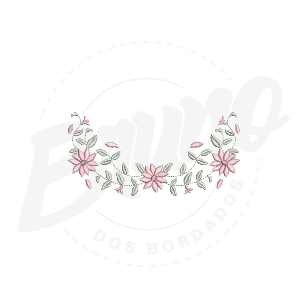 MP37M044 - Moldura floral