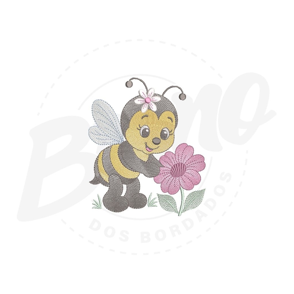 MP37M065 - Abelha e flor