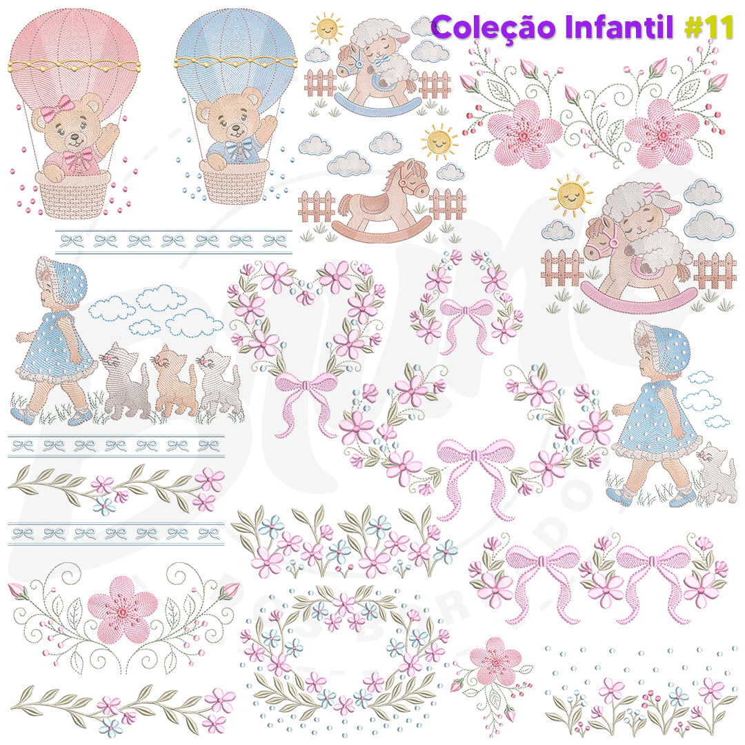 Coleção Infantil #11 (20 matrizes)