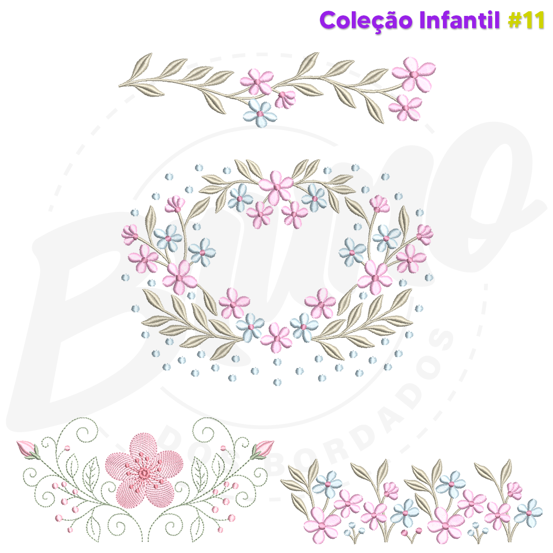 CINF11-1080-5 Coleção Infantil #11 (20 matrizes)