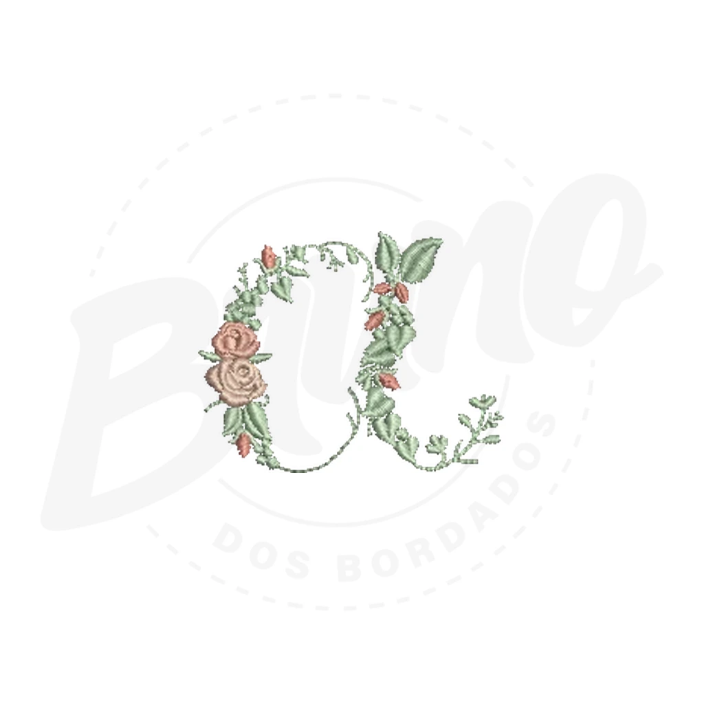 Alfabeto Floral (Minúsculo) - MP06