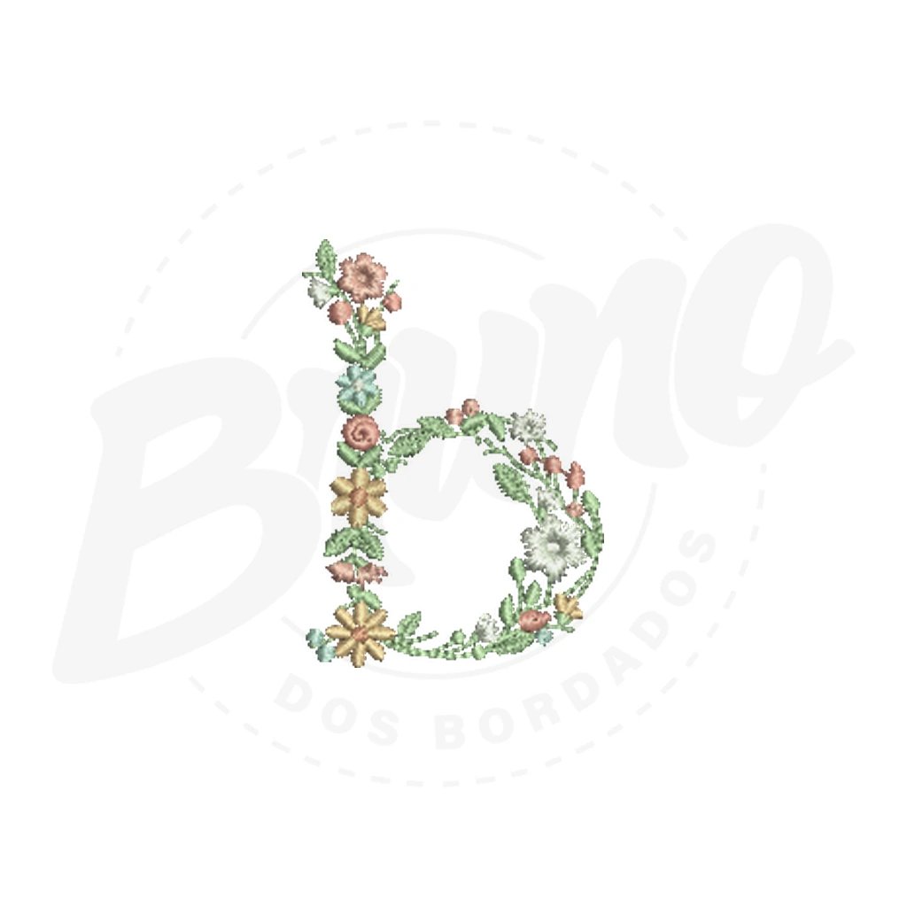 Alfabeto Floral Italiano (Minúsculo) - MP10 - Foto 2