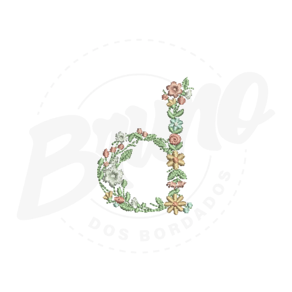 Alfabeto Floral Italiano (Minúsculo) - MP10 - Foto 4