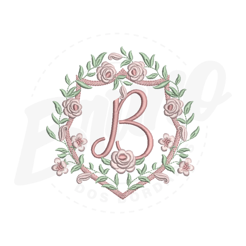 Alfabeto Brasão Floral - MP27 - Foto 2