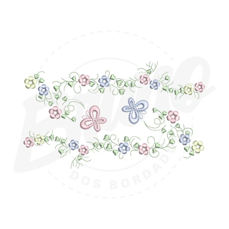 CG21M004 - Barrinha flor e borboleta