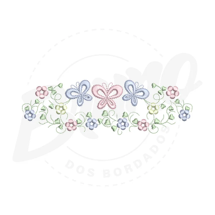 CG21M006 - Barrinha flor e borboleta