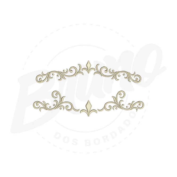 MP18M088 - Moldura flor de lis
