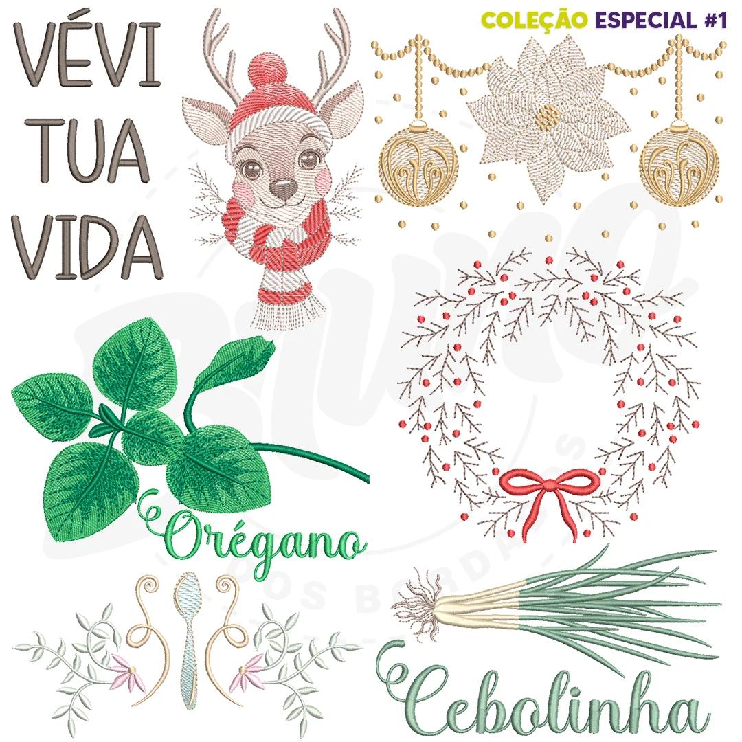 Coleção Especial #1: Natal e Cozinha (73 matrizes) - Foto 4