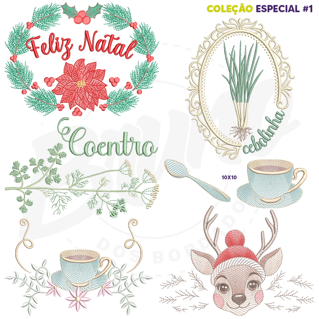 Coleção Especial #1: Natal e Cozinha (73 matrizes) - Foto 6