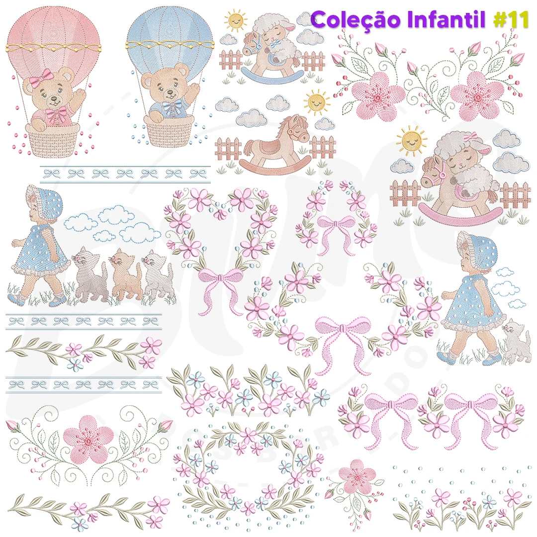 Coleção Infantil #11 (20 matrizes)