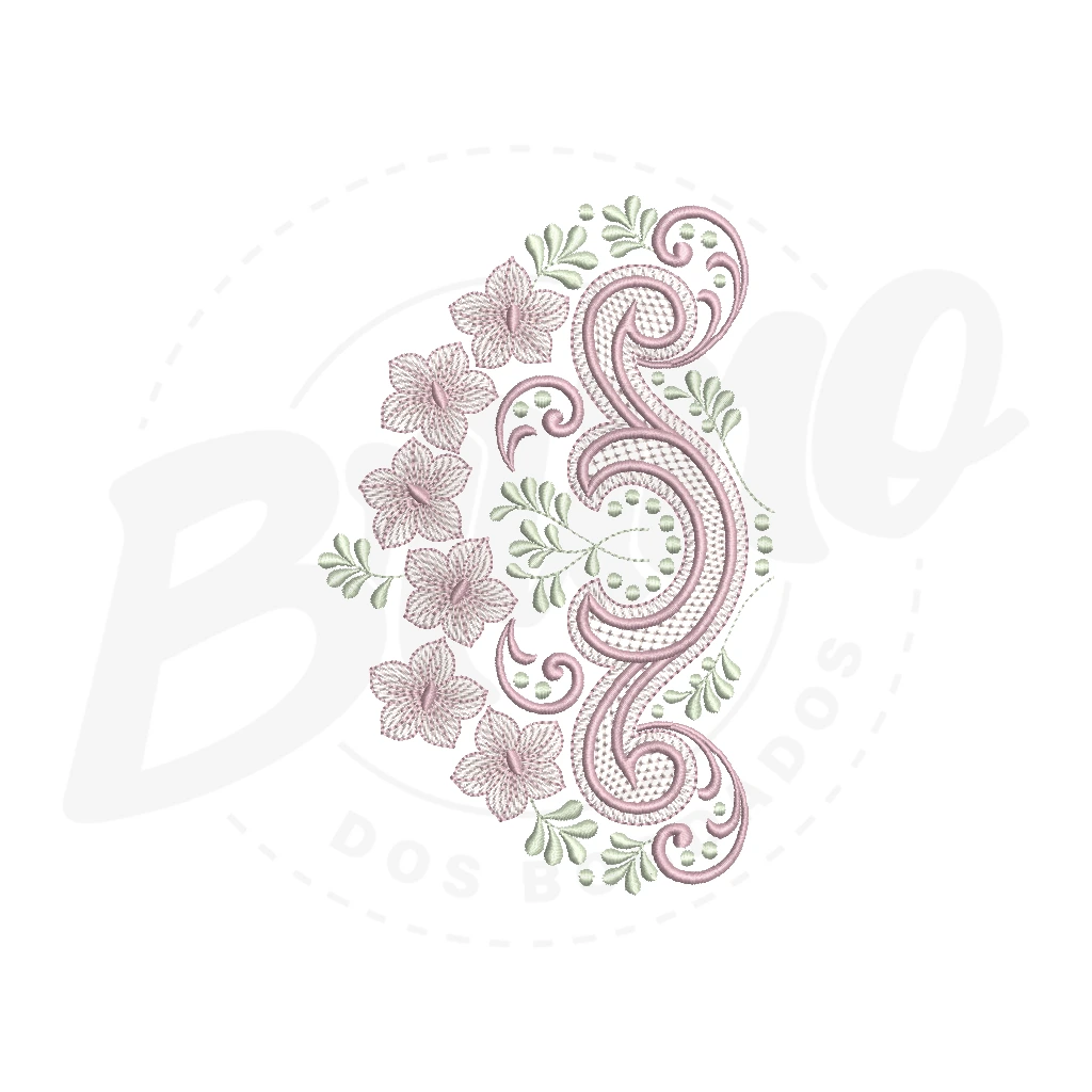 Kit Enxoval #52 - Flores e Arabescos