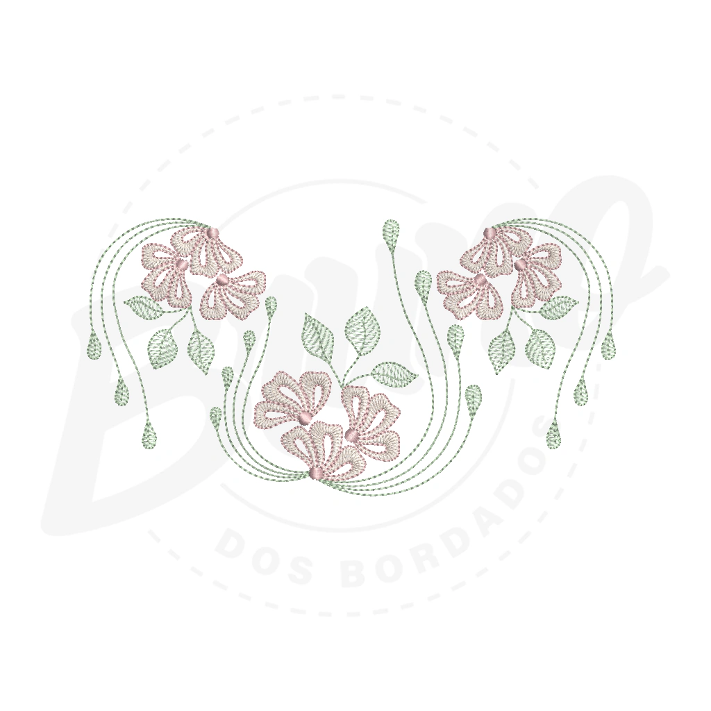 Kit Enxoval #72 - Flor e folhas