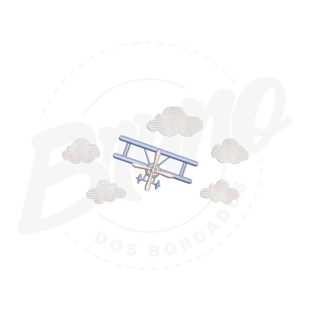 Kit Enxoval #137 - Avião retrô