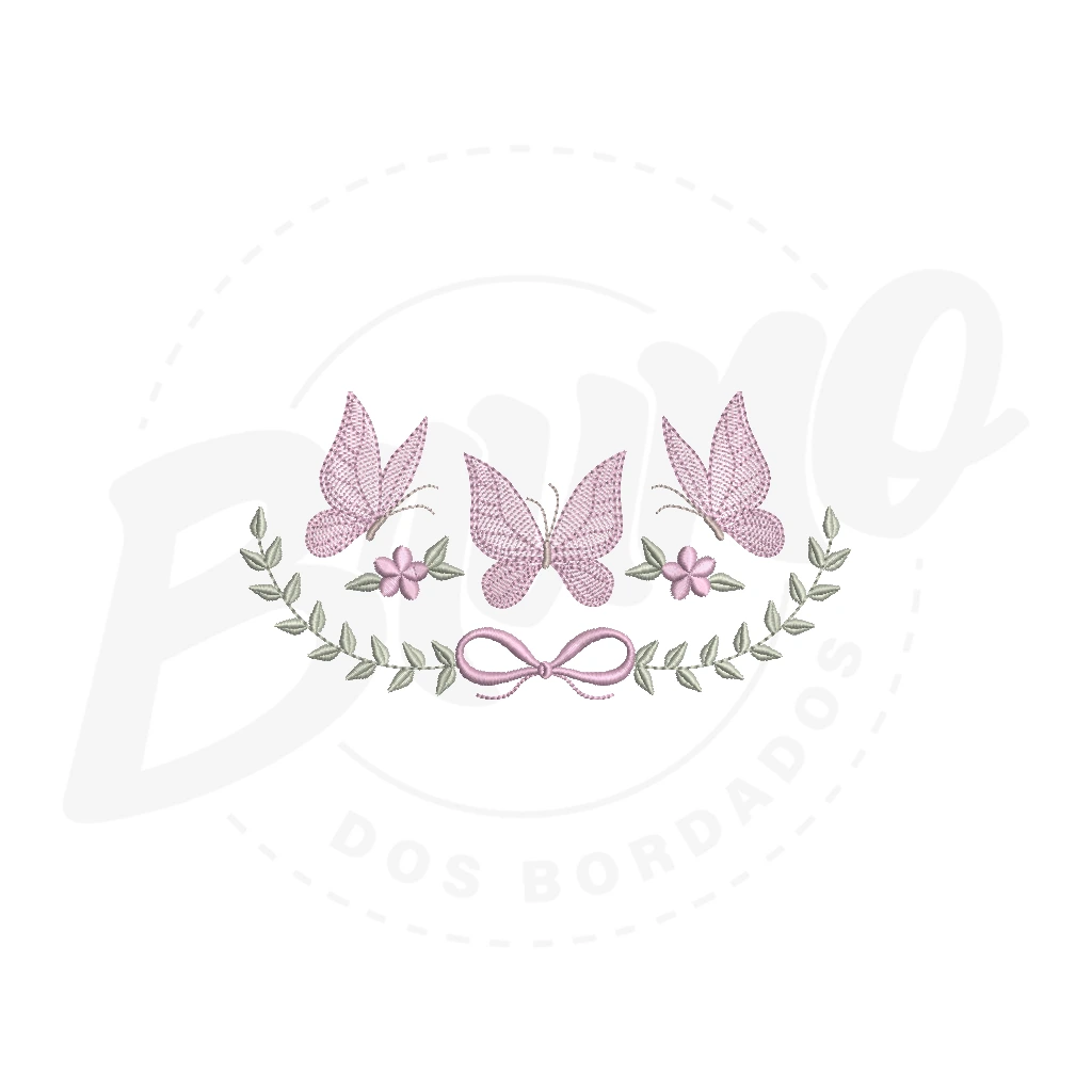 Kit Enxoval #165 - Borboleta e floral